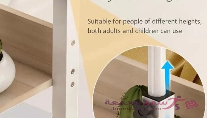 طاولة سرير طاولات اكل للمرضى . Over Bed Table طاولة سرير متحركة متعددة الاستخدامات والارتفاع طاولة